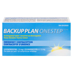 Backup Plan Onestep Emergency Contraception Levonorgestrel 1.5 mg