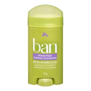 Ban Shower Fresh Invisible Solid Antiperspirant Deodorant 73 g