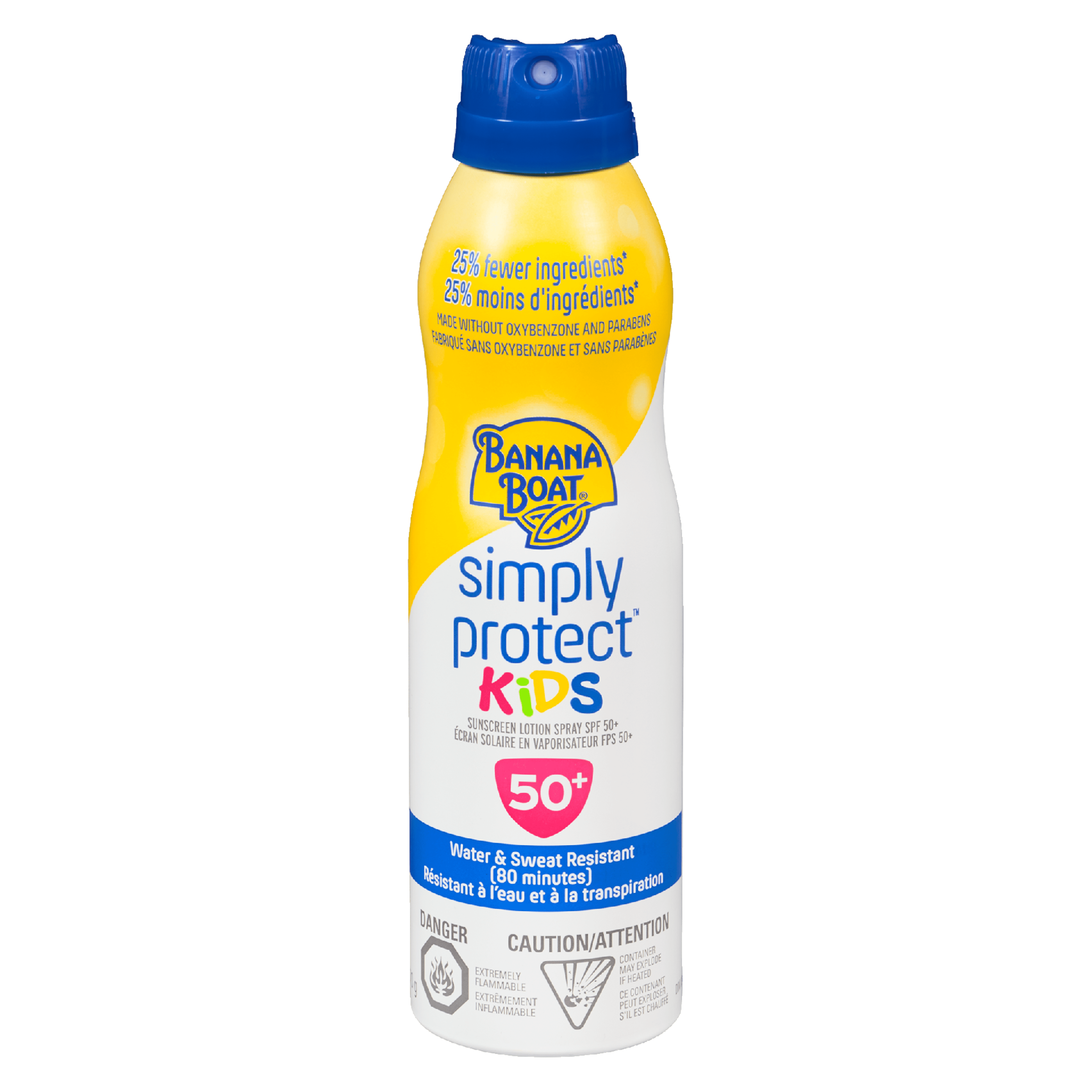 Banana Boat Simply Protect Kids Sunscreen Lotion Spray SPF 50+ 170 g