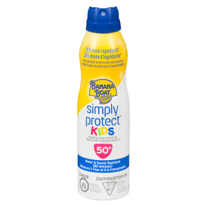 Banana Boat Simply Protect Kids Sunscreen Lotion Spray SPF 50+ 170 g