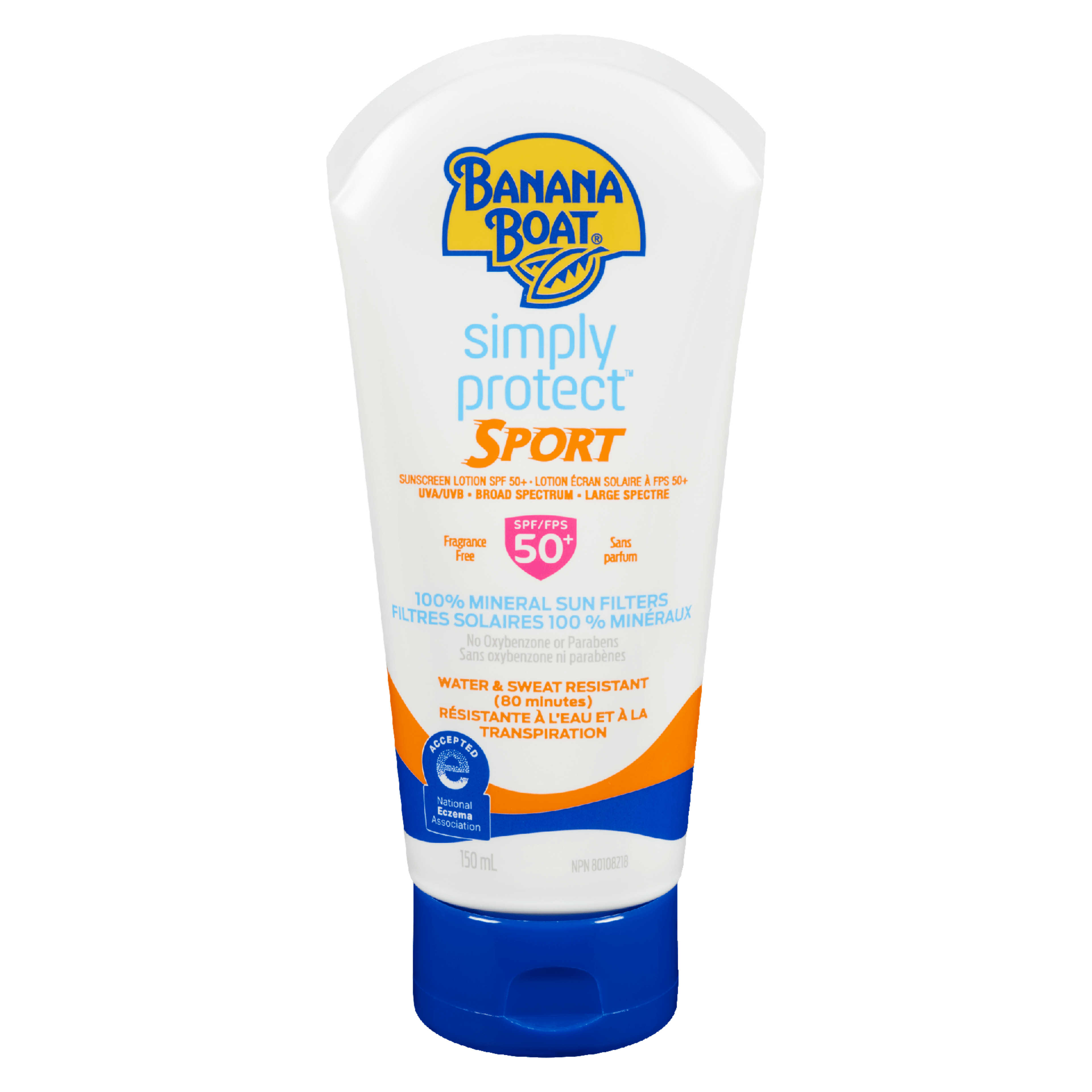 Banana Boat Simply Protect Sport Sunscreen Lotion SPF 50+ 150 ml