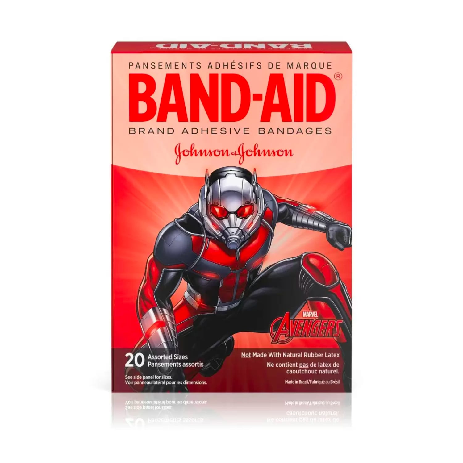Band-Aid Bandages w/ Antibiotic Assorted Sizes 20 ct ^