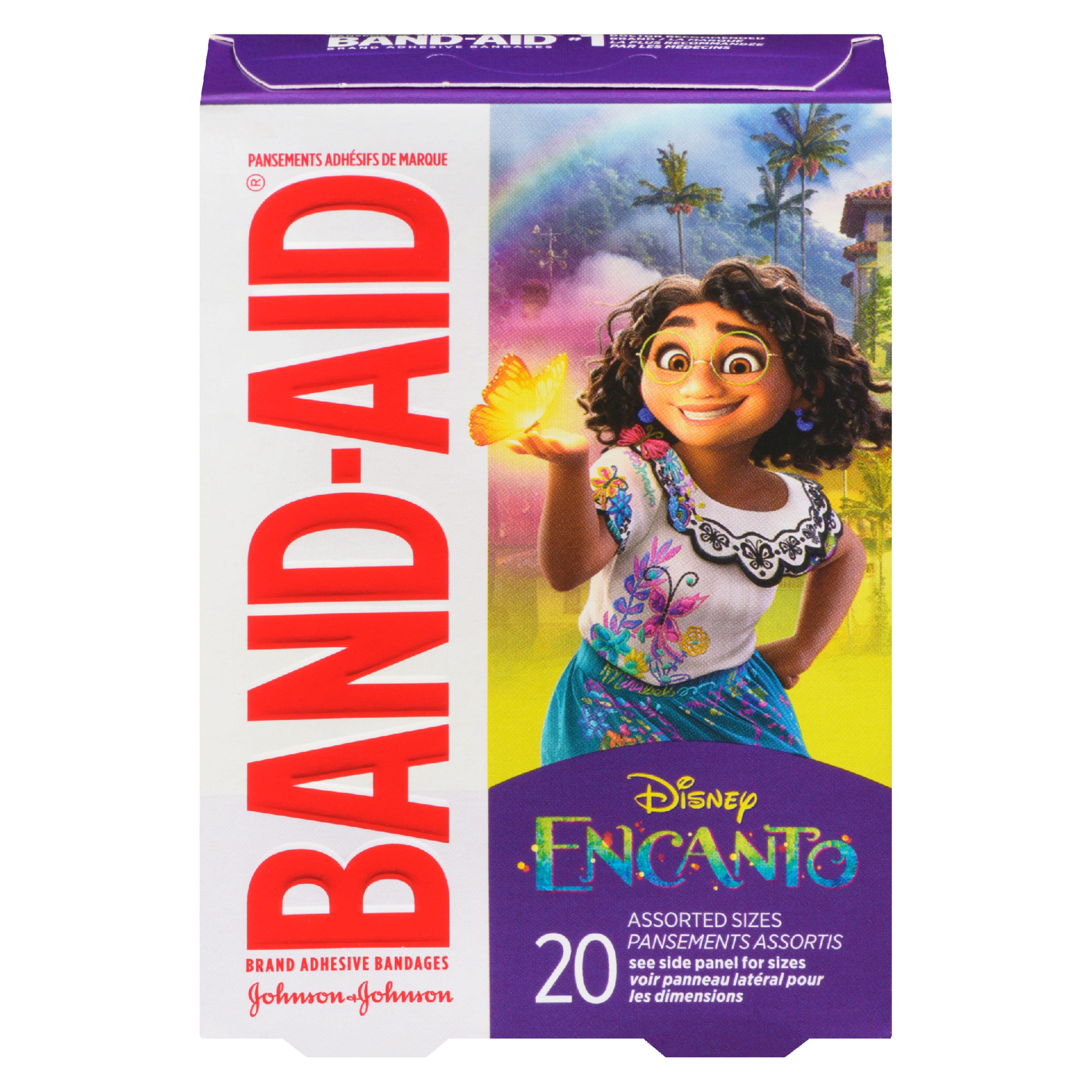 BAND-AID Brand Adhesive Bandages Disney Encanto 20 Assorted Sizes