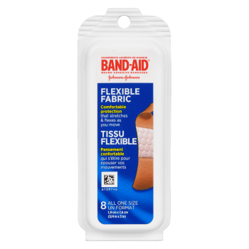 Band-Aid Brand Adhesive Bandages Flexible Fabric 8 All One Size