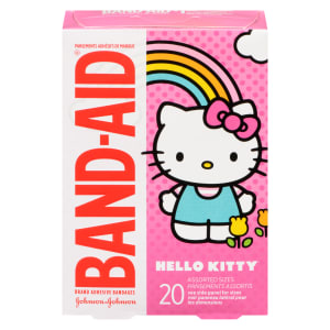 Band-Aid Brand Adhesive Bandages Hello Kitty 20 Assorted Sizes