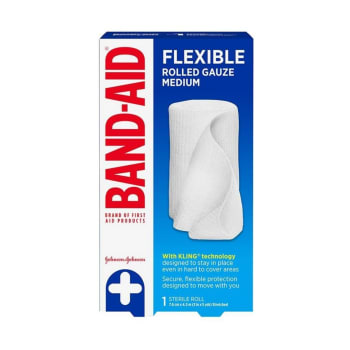 BAND-AID Flexible Rolled Gauze Medium 3in X 5yds