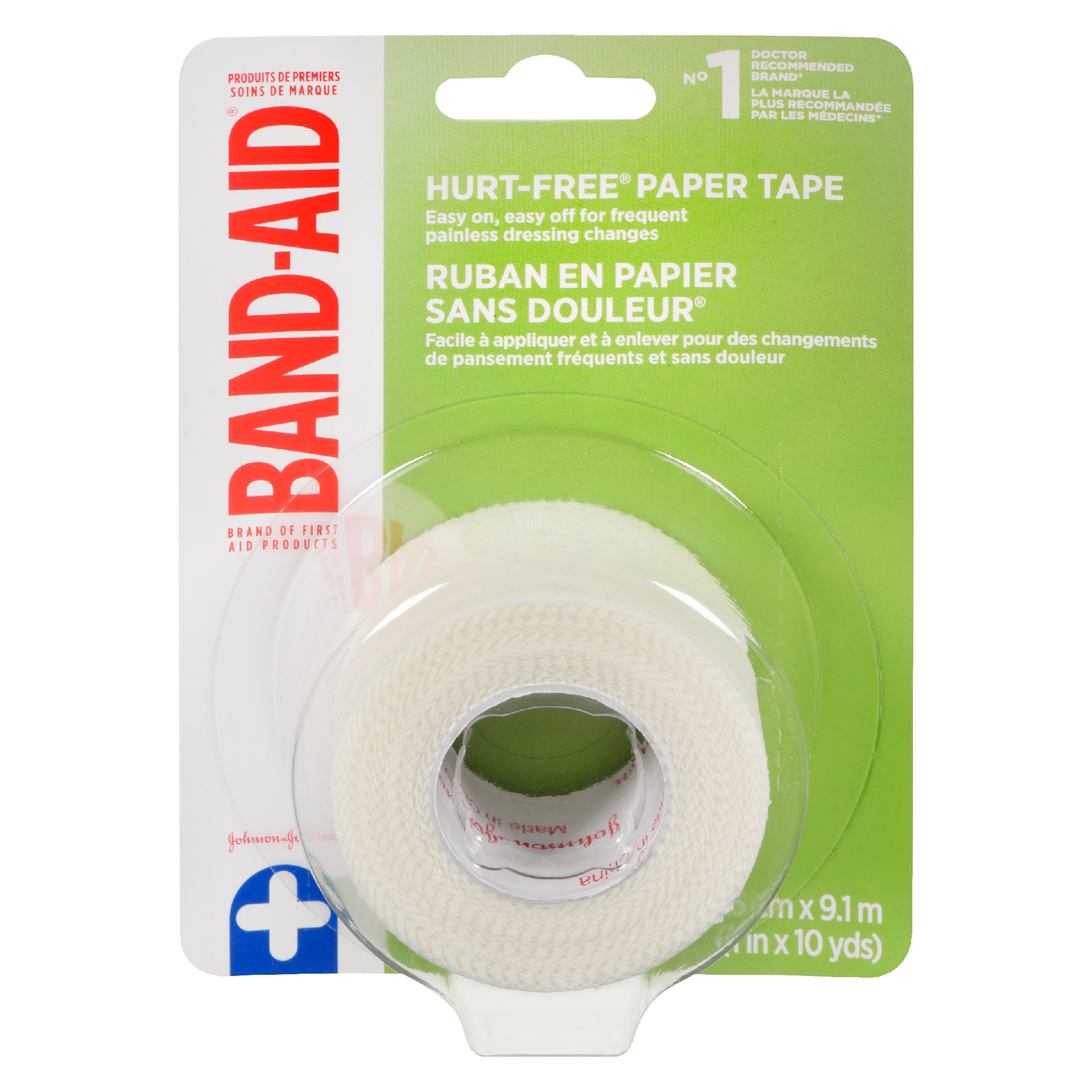 Band-Aid Hurt-Free Paper Tape 2.5 cm x 9.1 m
