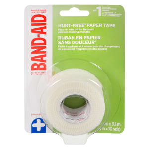 Band-Aid Hurt-Free Paper Tape 2.5 cm x 9.1 m