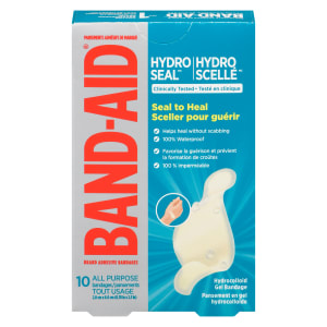 BAND-AID Hydro Seal Brand Adhesive Bandages 10 All Purpose Bandages