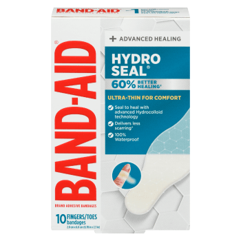 BAND-AID Hydro Seal Brand Adhesive Bandages 10 Fingers/Toes Bandages