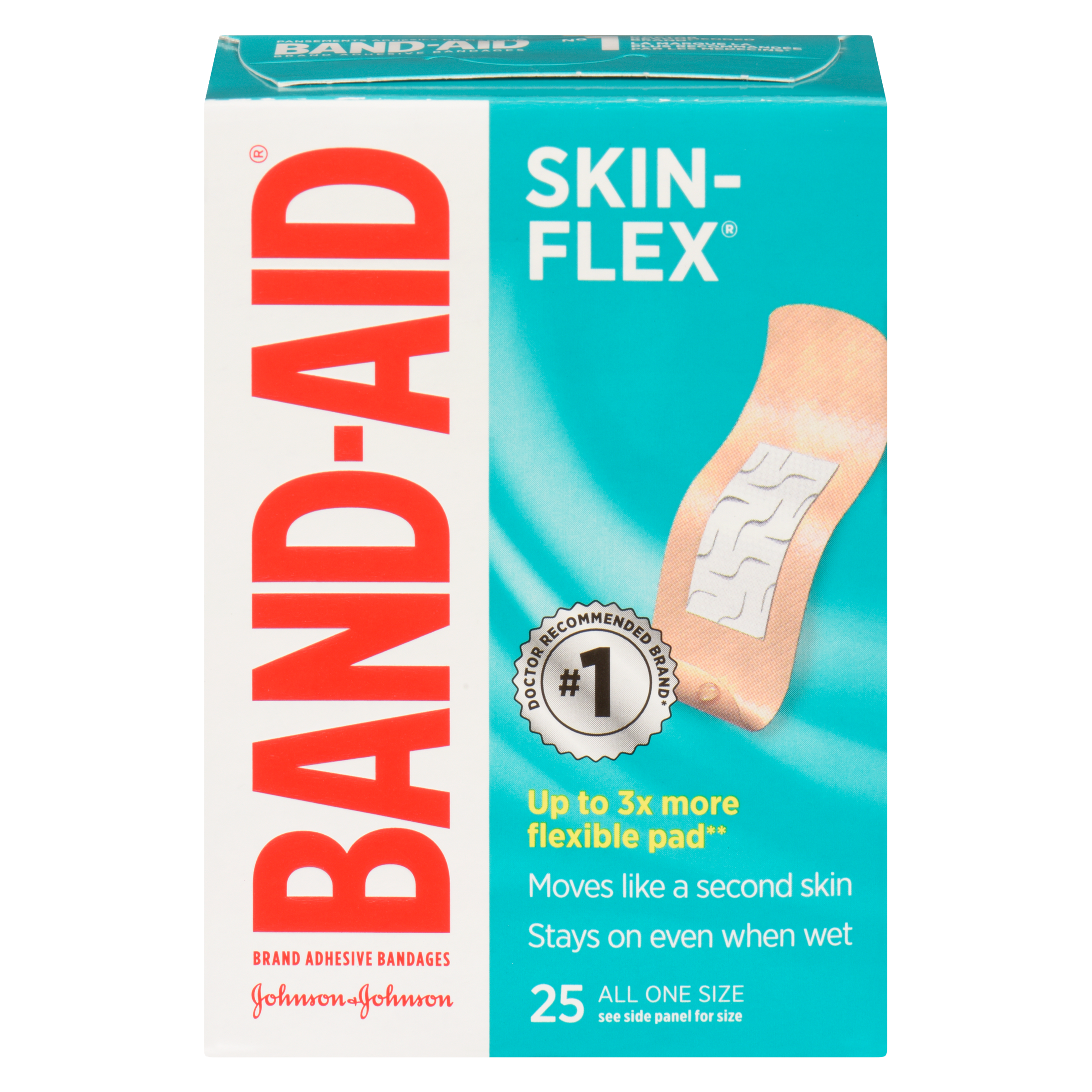 Band-Aid Skin-Flex Brand Adhesive Bandages 25 All One Size