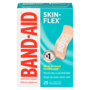 Band-Aid Skin-Flex Brand Adhesive Bandages 25 All One Size