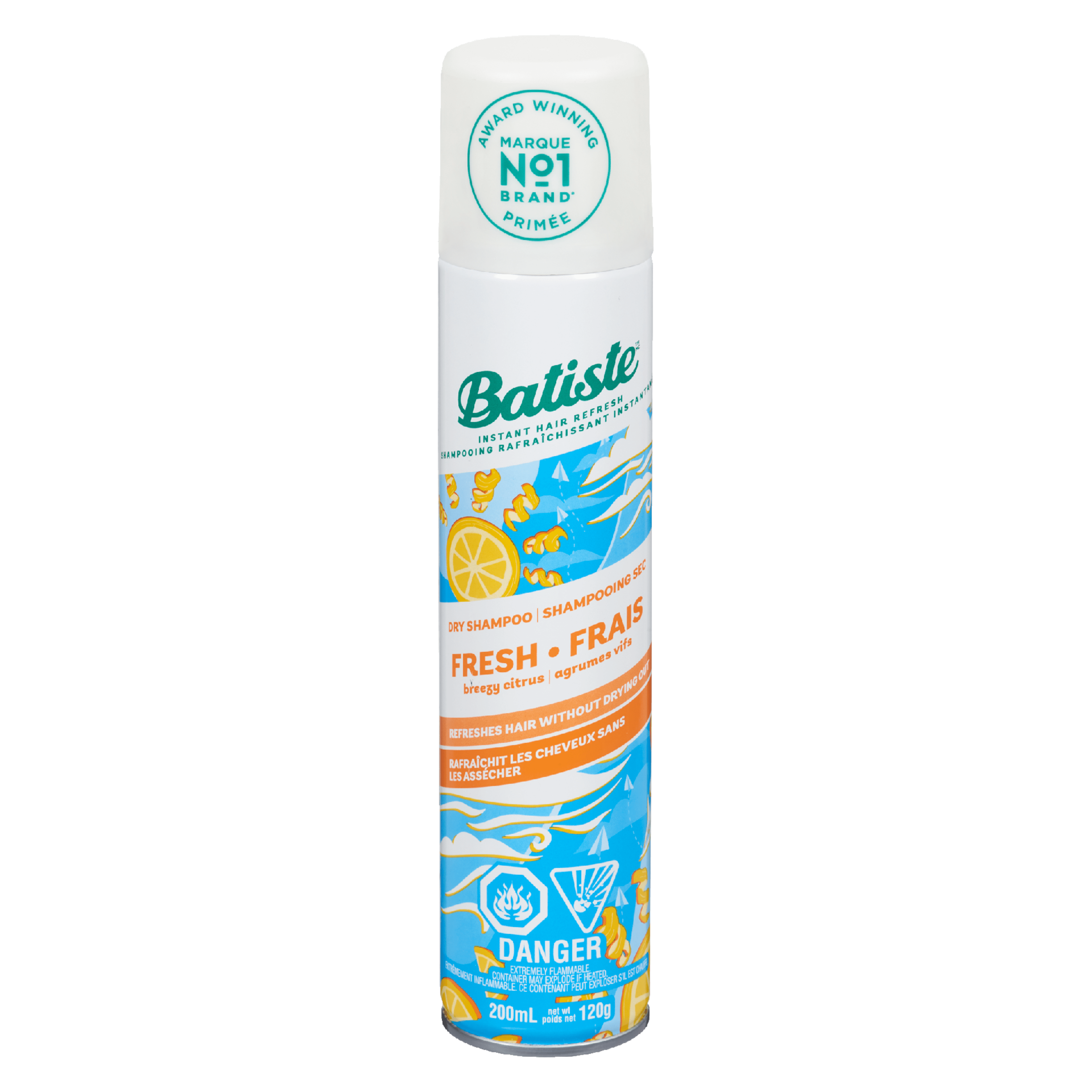 Batiste Dry Shampoo Fresh Breezy Citrus 200 ml