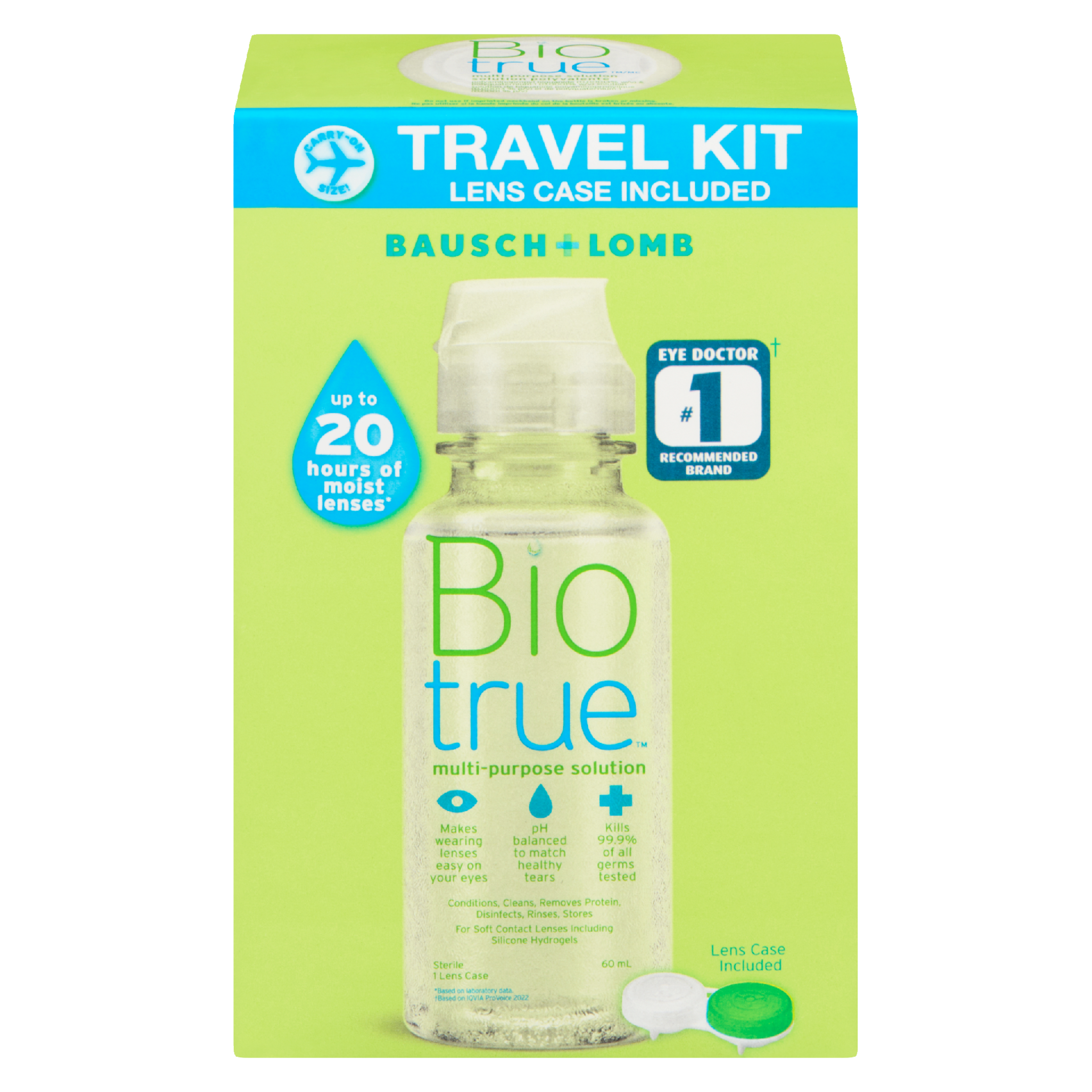 Bausch + Lomb Biotrue Multi-Purpose Solution Travel Kit 60 ml