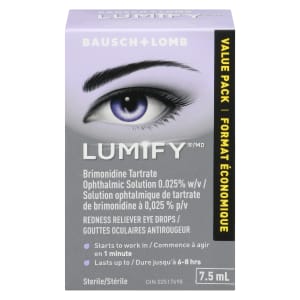 Bausch + Lomb LUMIFY Redness Reliever Eye Drops Value Pack 7.5 ml