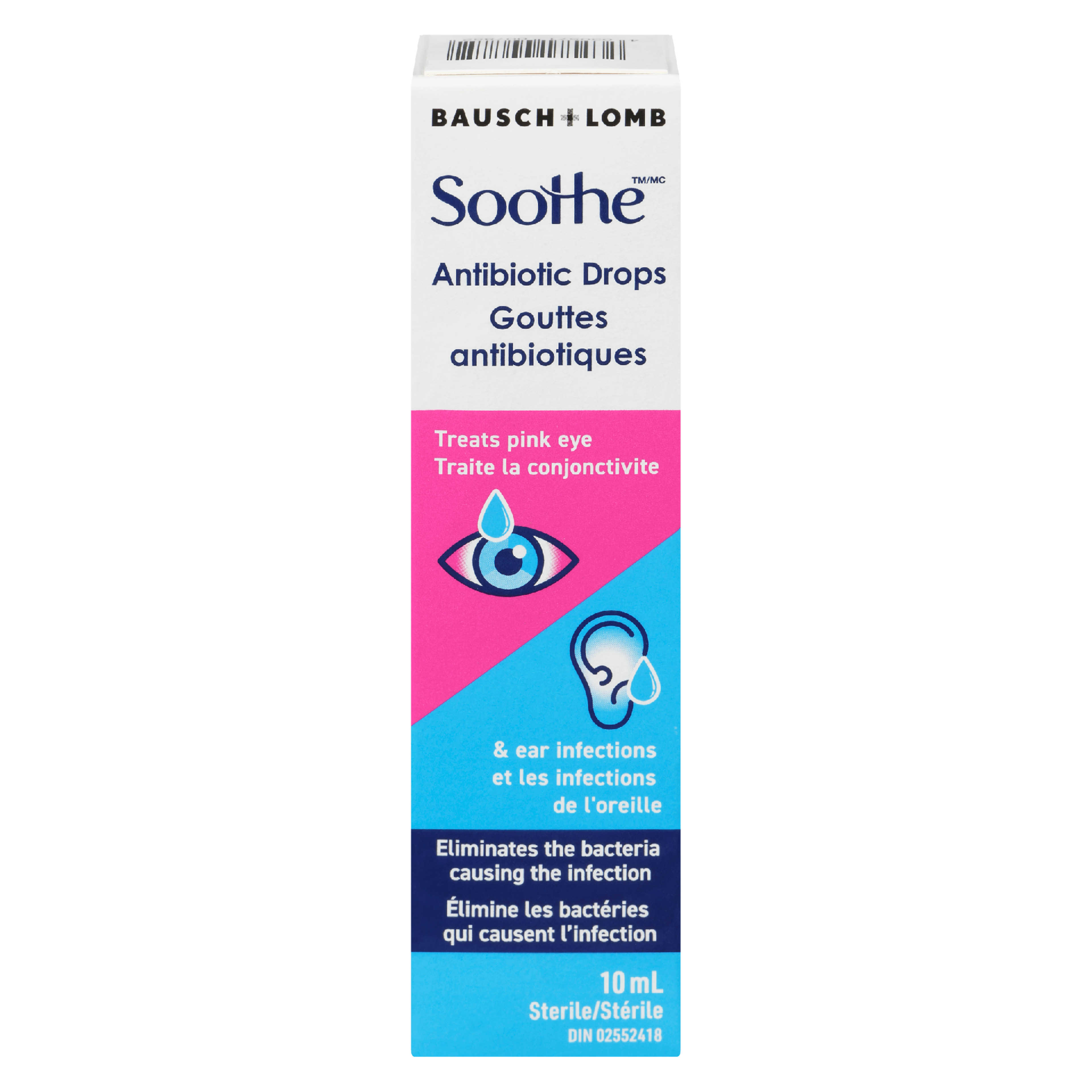 Bausch + Lomb Soothe Antibiotic Drops 10 ml