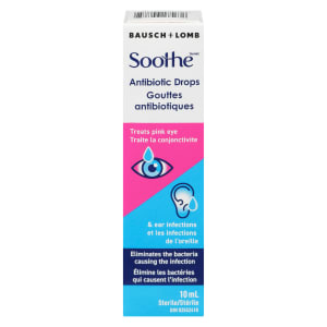 Bausch + Lomb Soothe Antibiotic Drops 10 ml