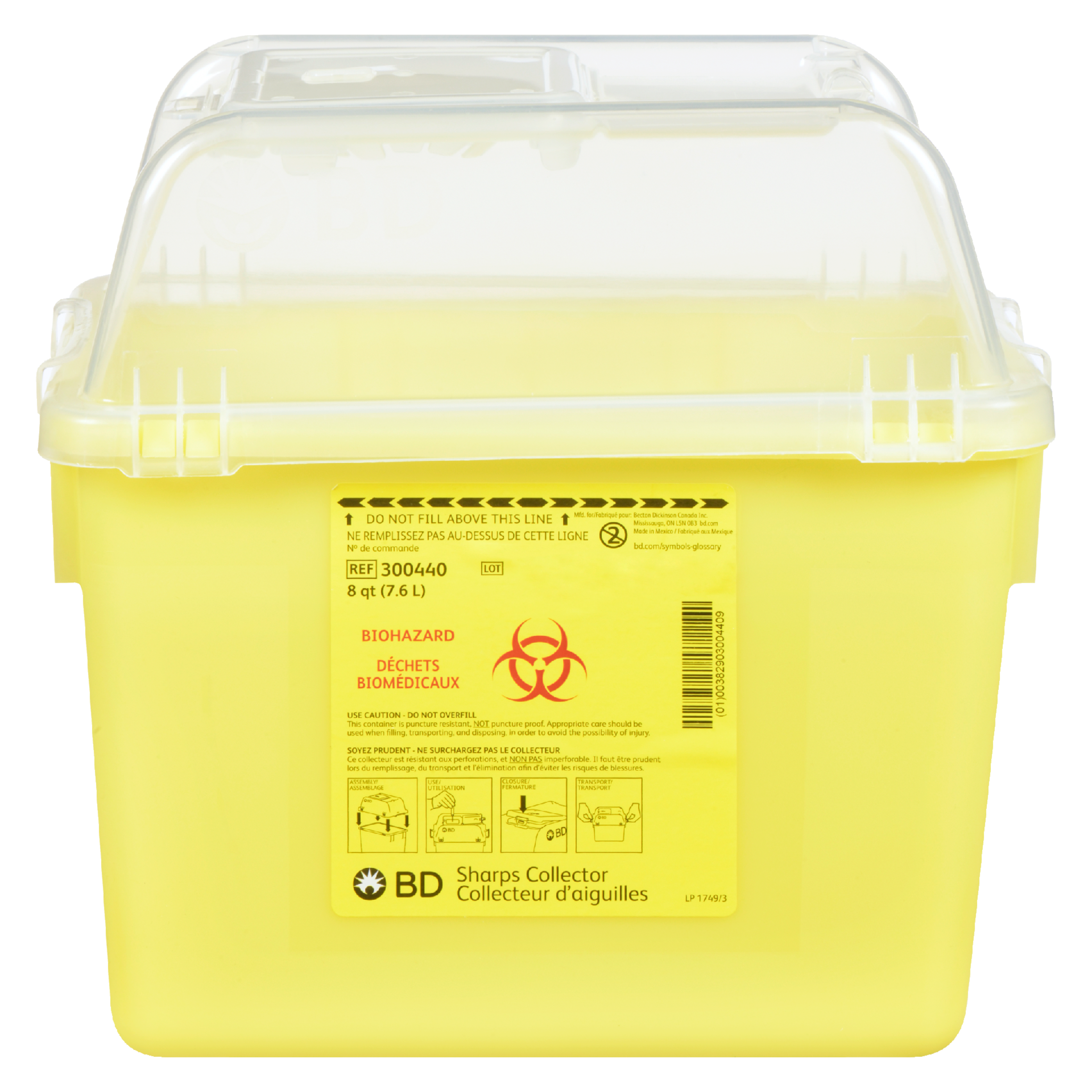 BD Sharps Collector 7.6 L