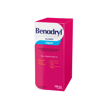 Benadryl Allergy Liquid Elixir 100 mL
