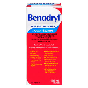 Benadryl Allergy Solution Liquid 100 ml