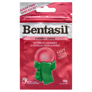 Bentasil Cherry 20 Throat Lozenges 38 g