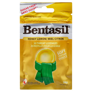 Bentasil Honey Lemon 20 Throat Lozenges 38 g