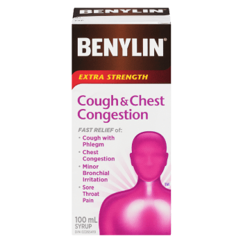 Benylin Cough & Chest Congestion Syrup Extra Strength 100 ml