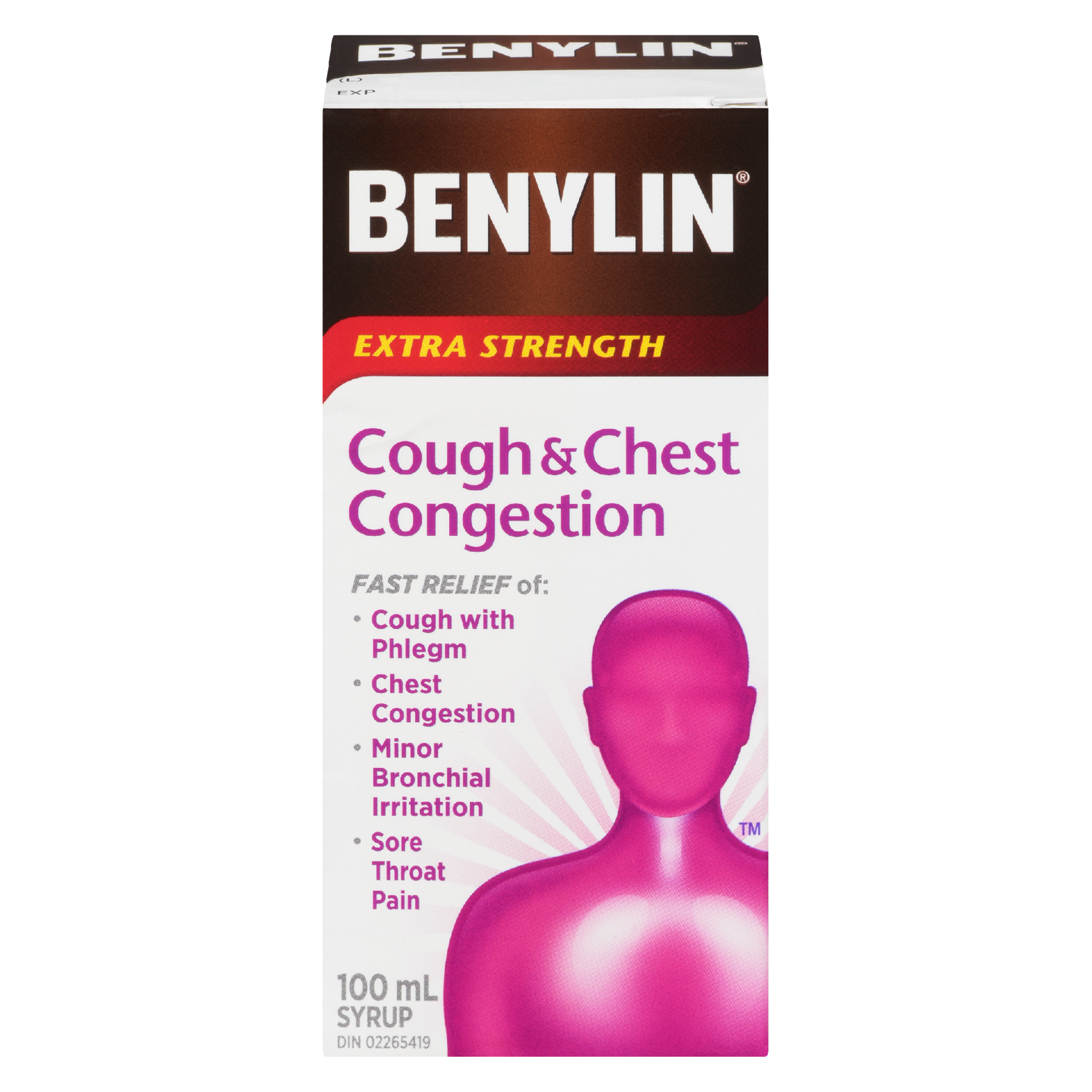 Benylin Cough & Chest Congestion Syrup Extra Strength 100 ml