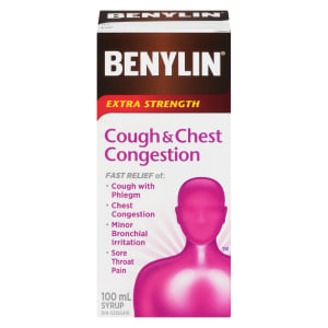 Benylin Cough & Chest Congestion Syrup Extra Strength 100 ml