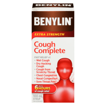 Benylin Cough Complete Syrup Extra Strength 100 ml