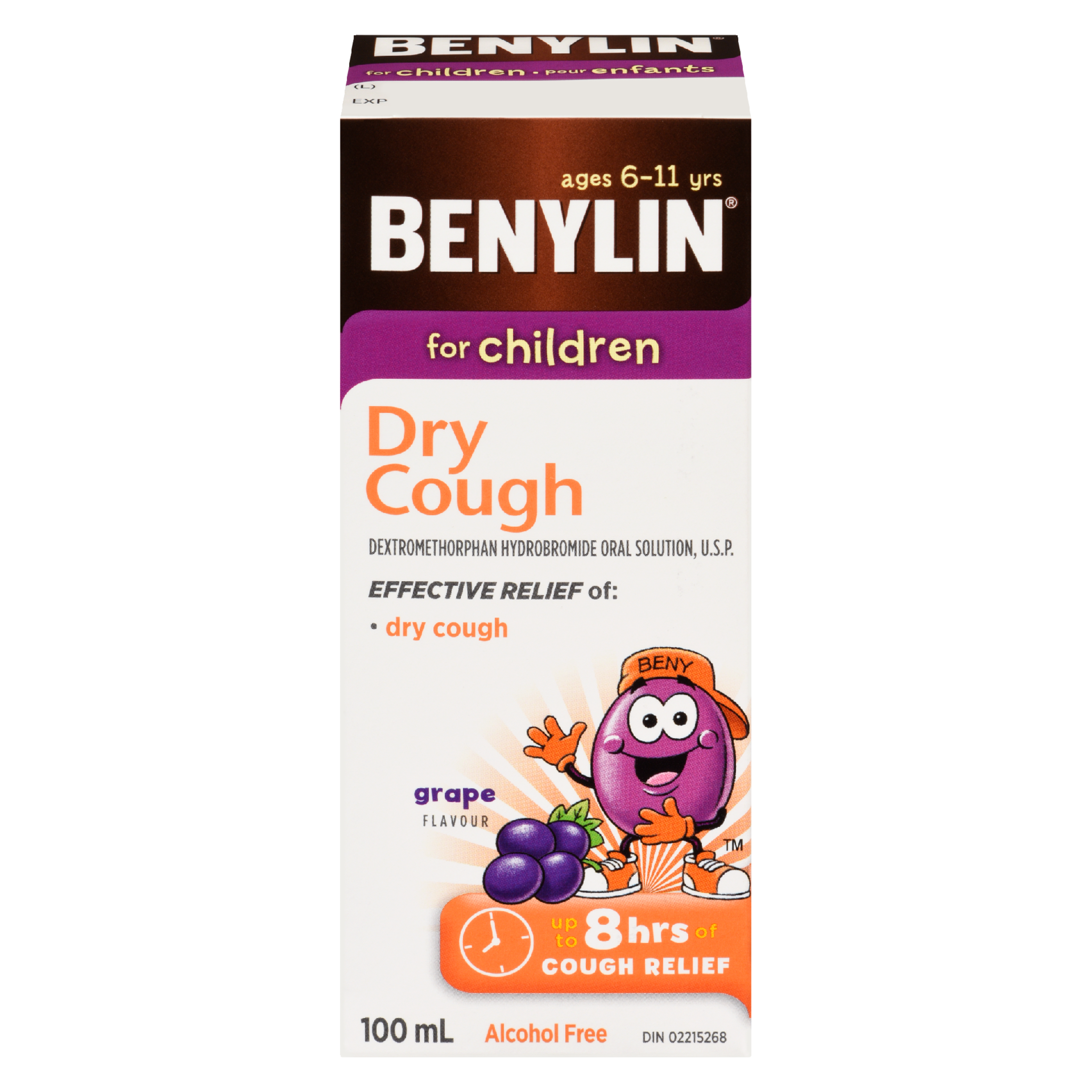 Benylin Dry Cough Grape Flavour for Children 100 ml