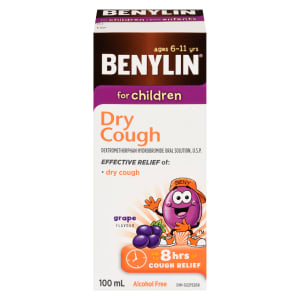 Benylin Dry Cough Grape Flavour for Children 100 ml