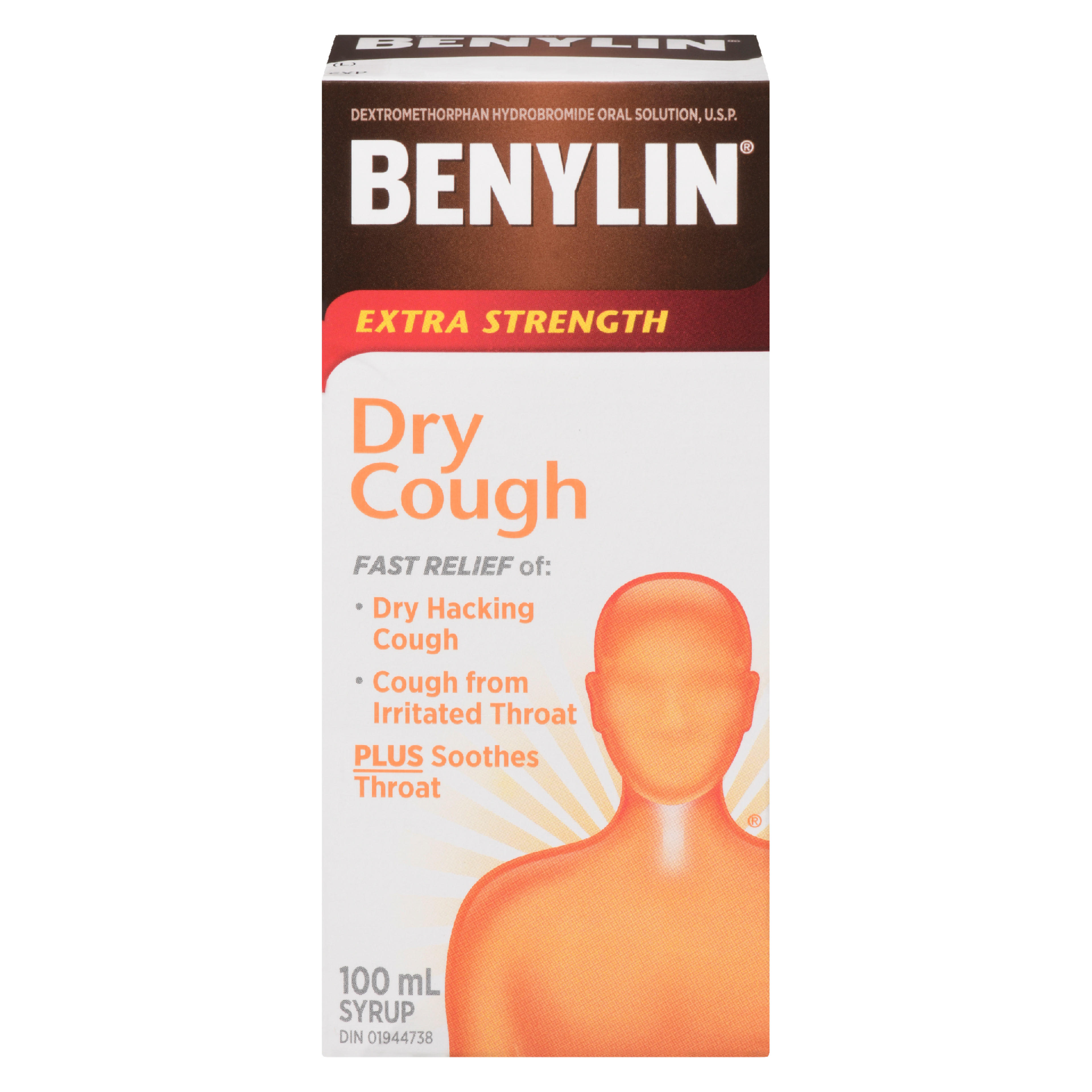 Benylin Dry Cough Syrup Extra Strength 100 ml