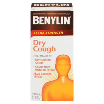 Benylin Dry Cough Syrup Extra Strength 250 ml