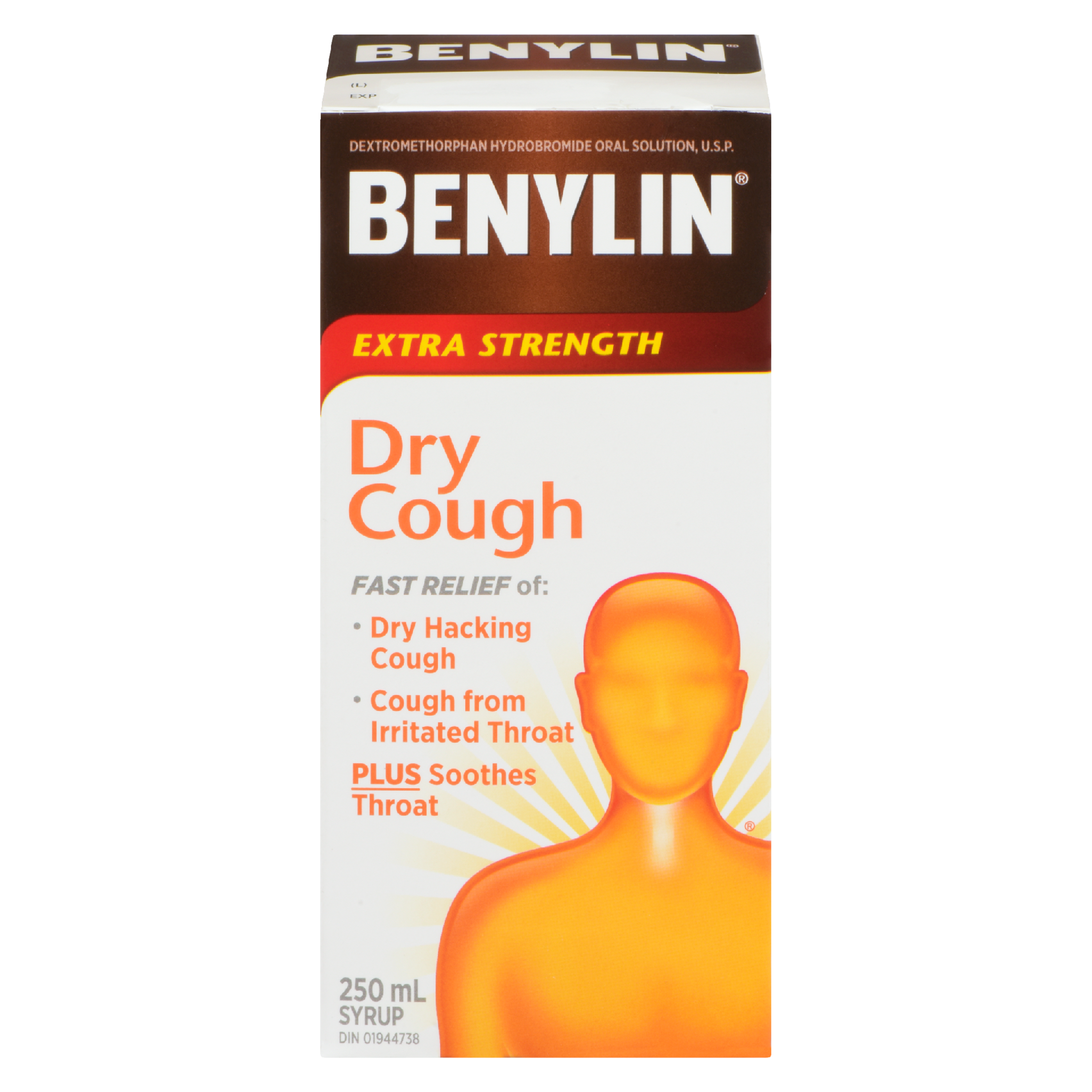 Benylin Dry Cough Syrup Extra Strength 250 ml