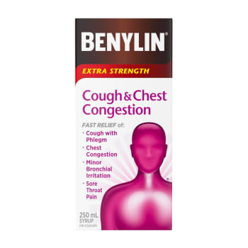 Benylin Extra Strength Cough & Chest Congestion Syrup 250 mL