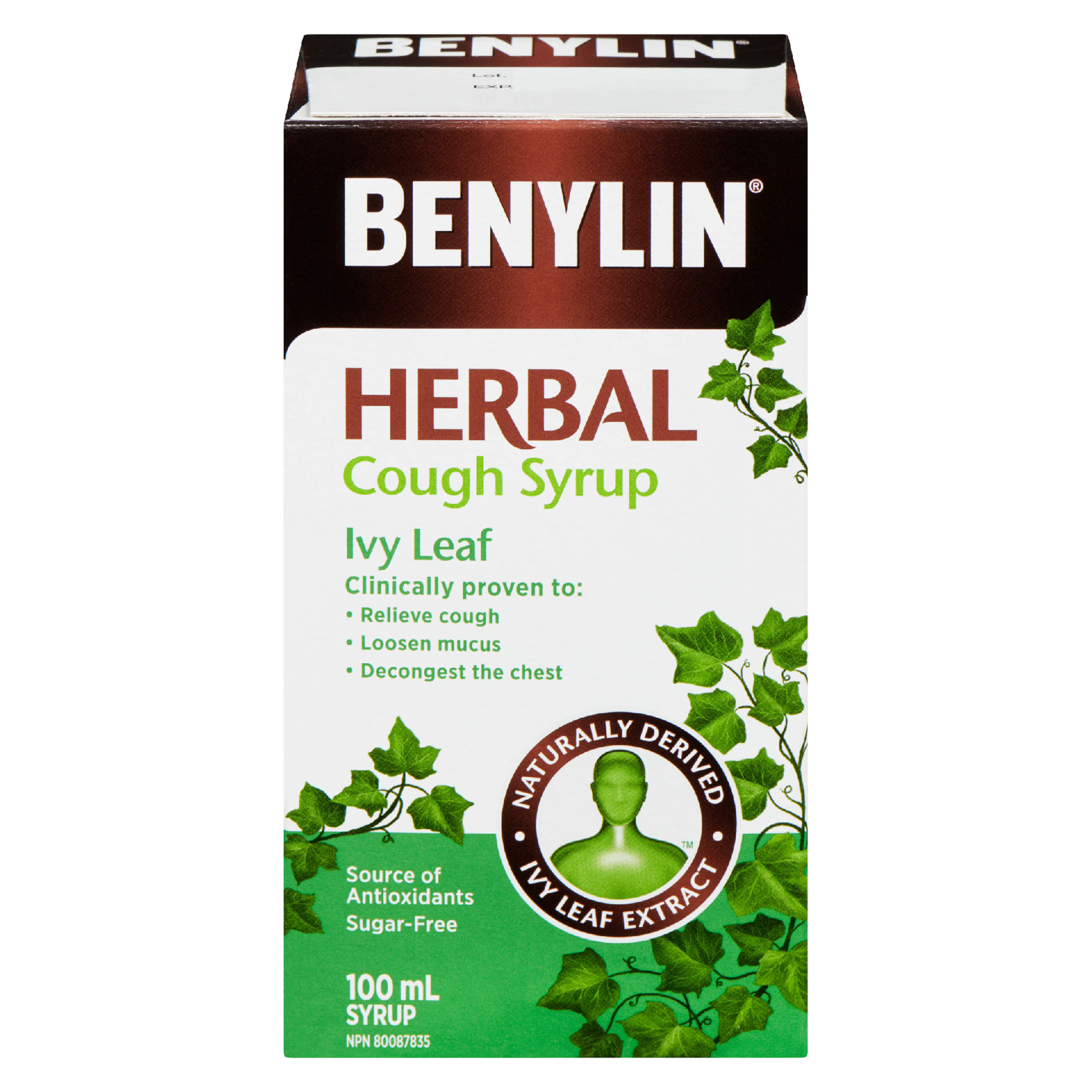 Benylin Herbal Cough Syrup Ivy Leaf 100 ml