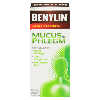 Benylin Mucus & Phlegm Syrup Extra Strength 100 ml