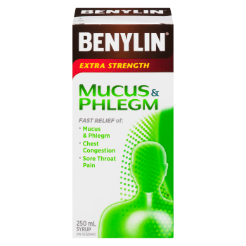 Benylin Mucus & Phlegm Syrup Extra Strength 250 ml