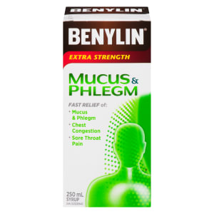 Benylin Mucus & Phlegm Syrup Extra Strength 250 ml
