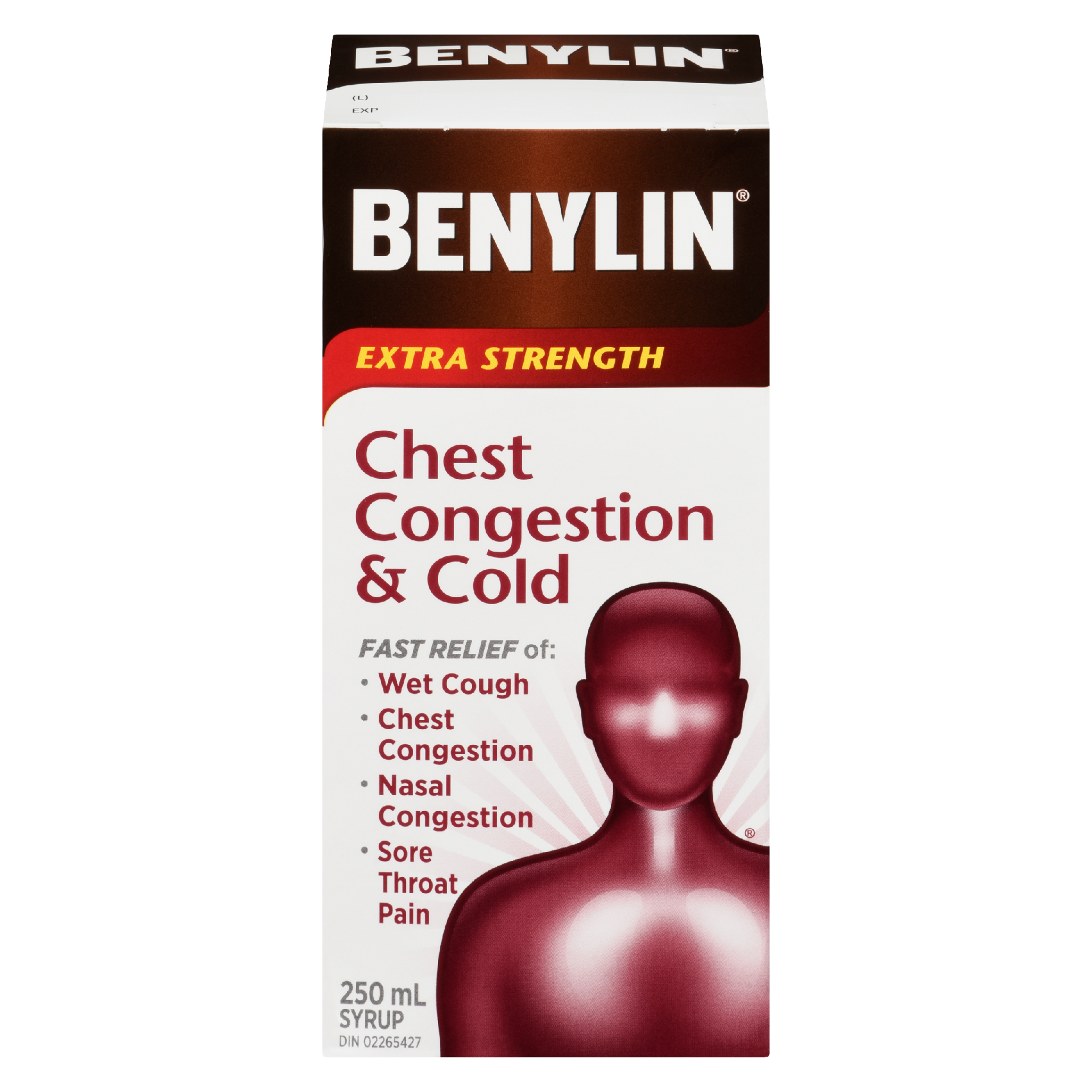 Benylin Syrup Chest Congestion & Cold Extra Strength 250 ml