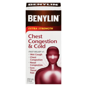 Benylin Syrup Chest Congestion & Cold Extra Strength 250 ml
