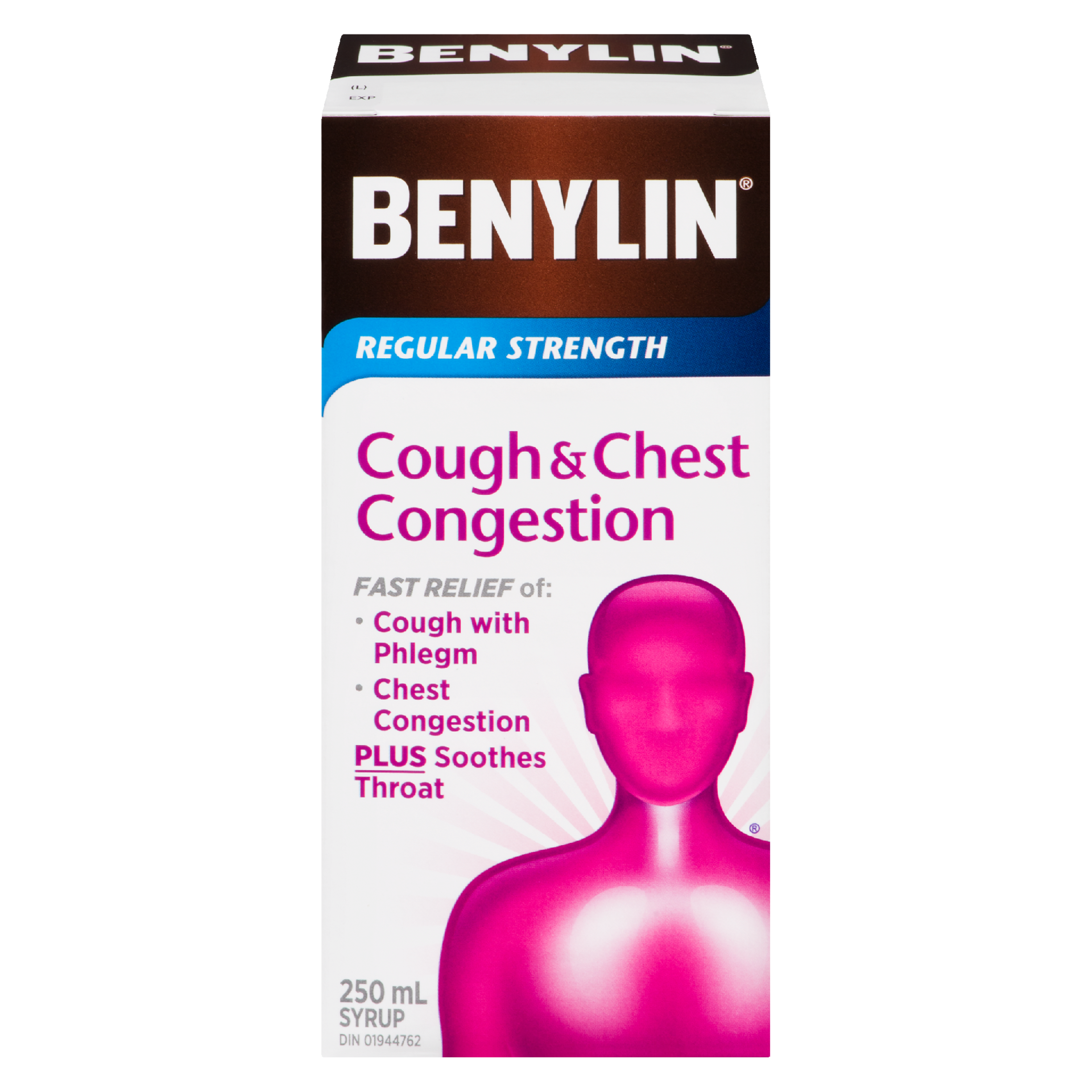 Benylin Syrup Cough & Chest Congestion Regular Strength 250 ml