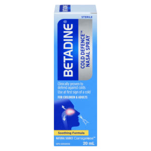 Betadine Cold Defence Nasal Spray 20 ml