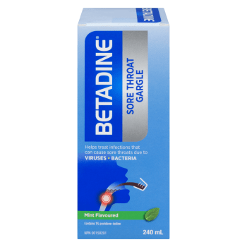 Betadine Sore Throat Gargle Mint Flavoured 240 ml