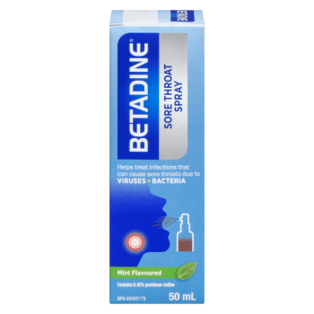 Betadine Sore Throat Spray Mint Flavoured 50 ml