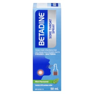 Betadine Sore Throat Spray Mint Flavoured 50 ml