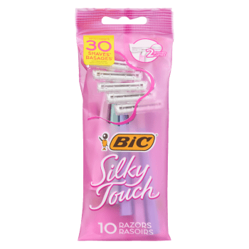 BIC Silky Touch 2 Blades 10 Razors