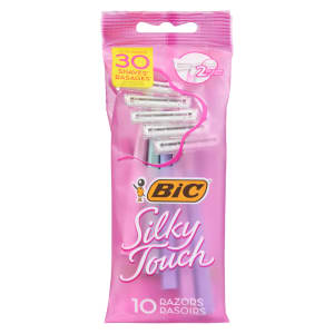 BIC Silky Touch 2 Blades 10 Razors