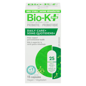 Bio-K+ Probiotic Daily Care+ 15 Capsules